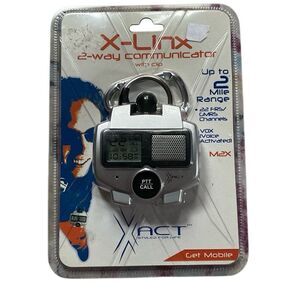 XACT X-LINX X2X 2-Way Wristwatch Communicator Vintage 2003 NEW SEALED clip